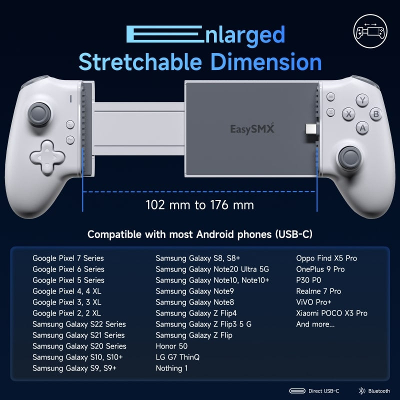 FuturGrip™ EasySMX M15 Mobile Phone Gamepad